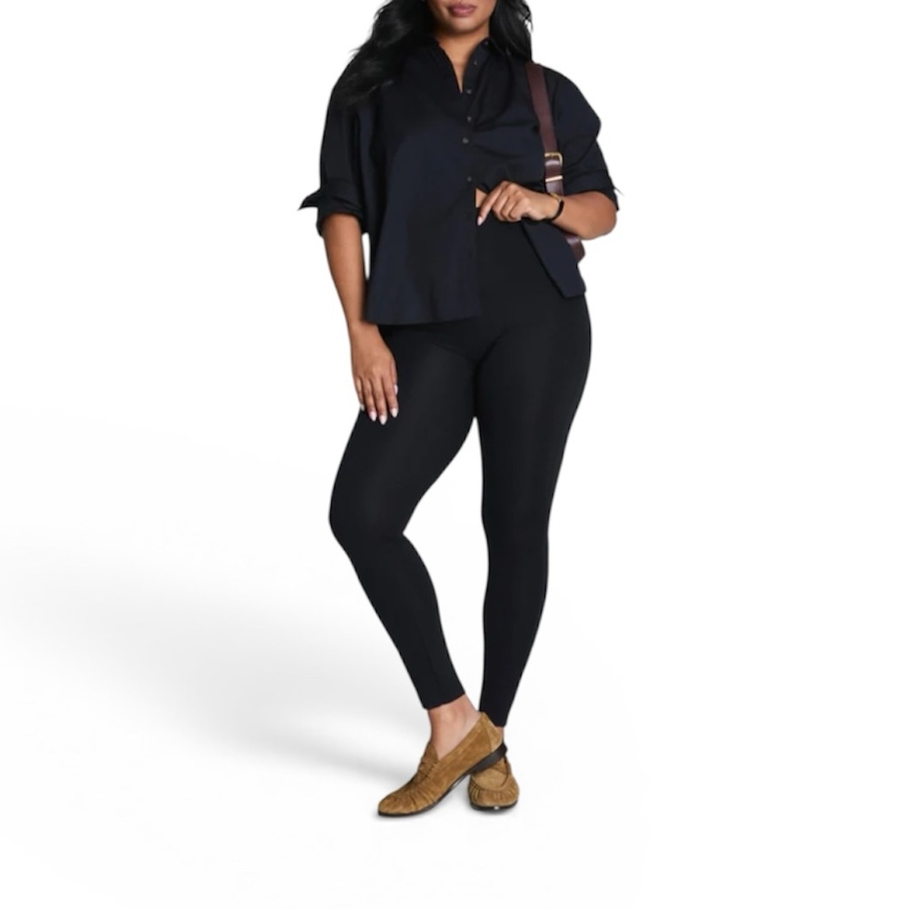 SPANXshape Everday Casual Leggings in Classic Black Size Petite Small NWT